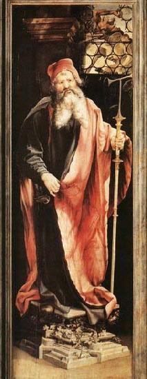 Matthias  Grunewald St Antony the Hermit oil painting image
